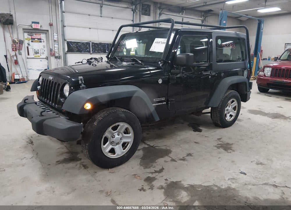 2013 JEEP WRANGLER SPORT VIN: 1C4AJWAG8DL587150