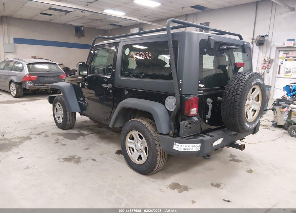 2013 JEEP WRANGLER SPORT VIN: 1C4AJWAG8DL587150