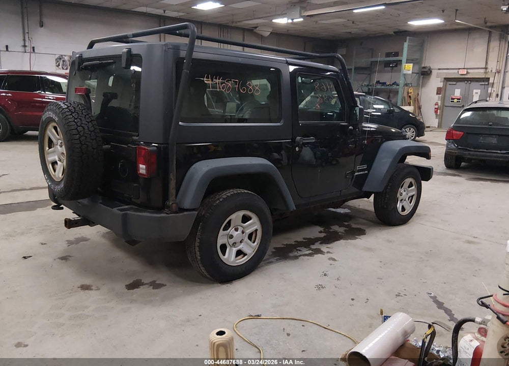 2013 JEEP WRANGLER SPORT VIN: 1C4AJWAG8DL587150