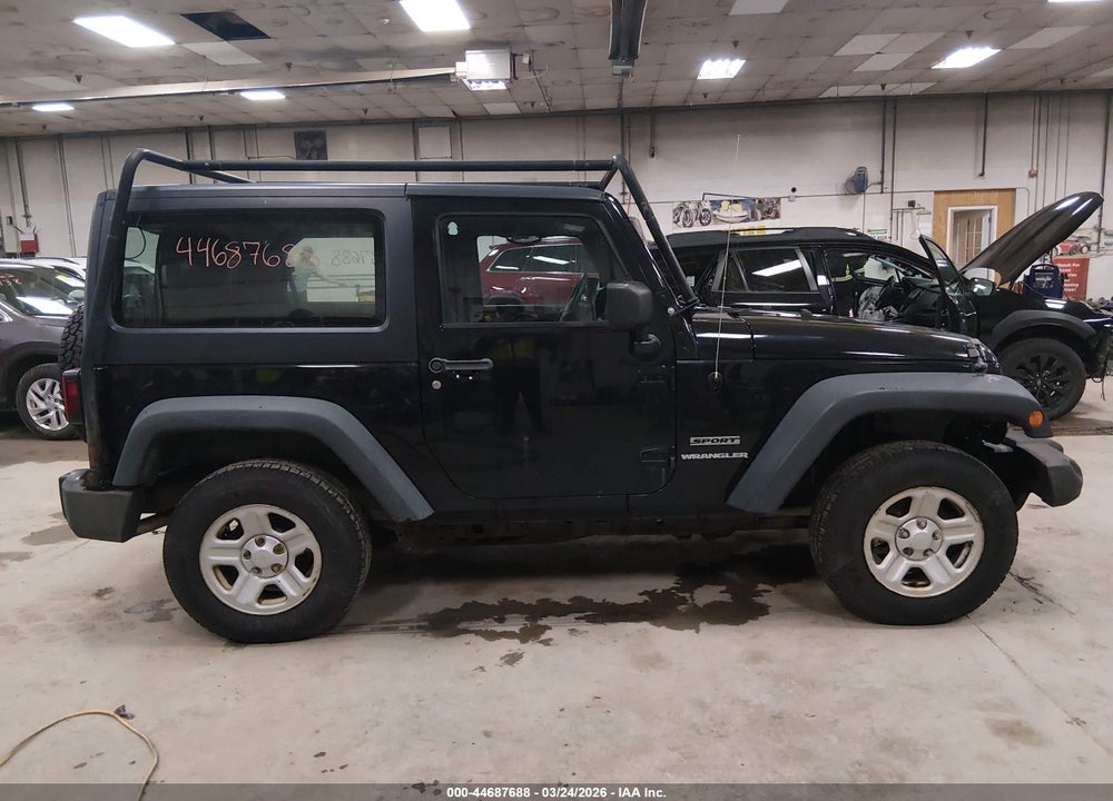 2013 JEEP WRANGLER SPORT VIN: 1C4AJWAG8DL587150