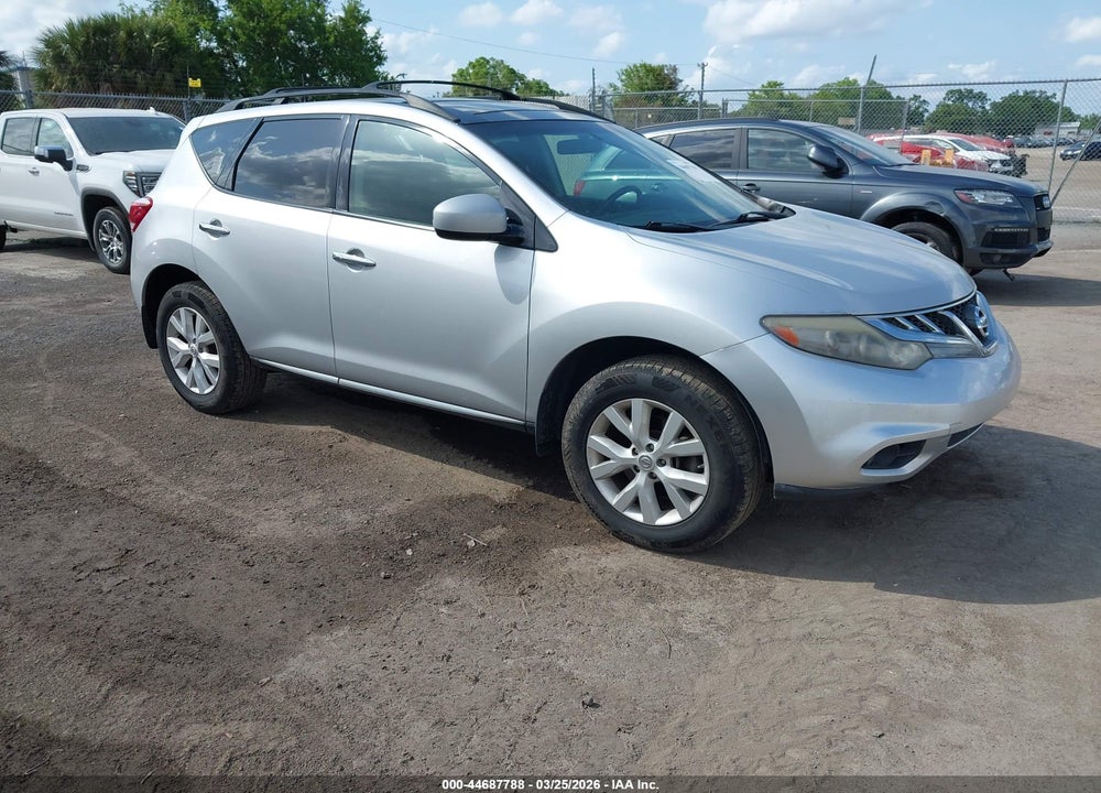 2012 NISSAN MURANO SV VIN: JN8AZ1MW6CW214978