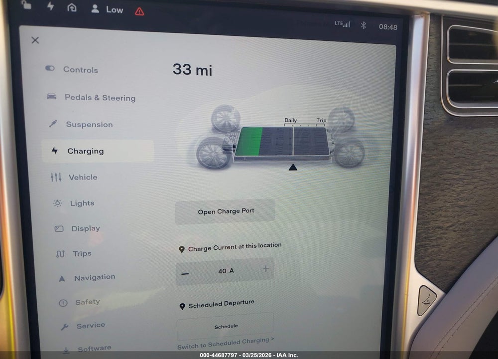 2013 TESLA MODEL S PERFORMANCE VIN: 5YJSA1CP9DFP21607