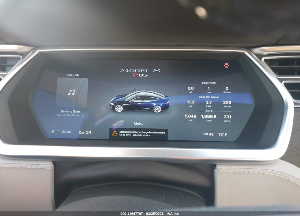 2013 TESLA MODEL S PERFORMANCE VIN: 5YJSA1CP9DFP21607