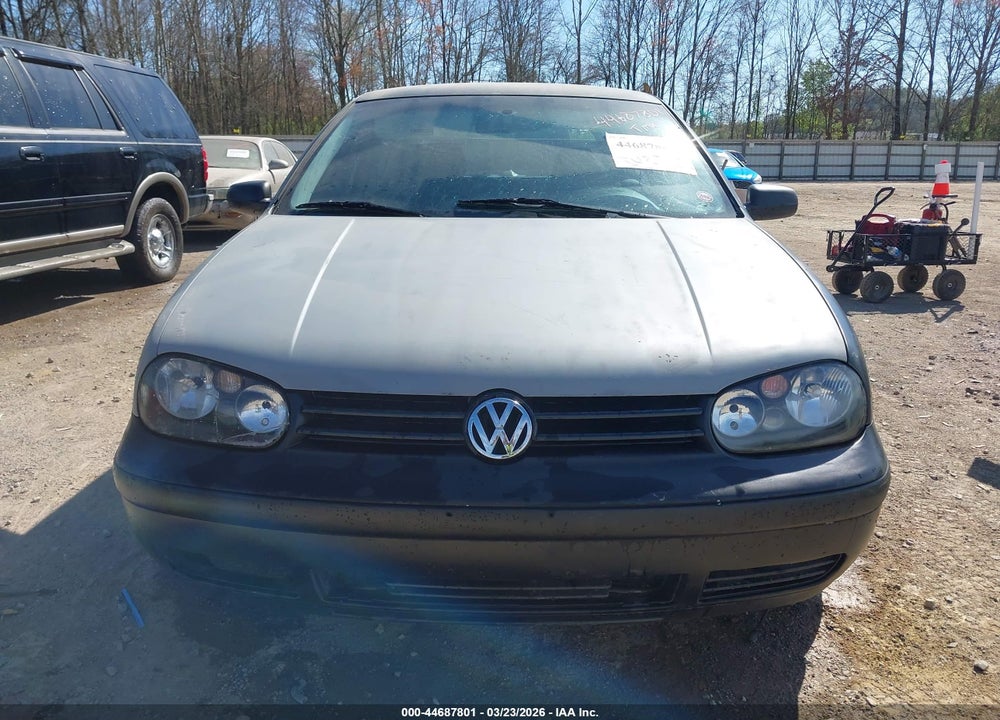 2001 VOLKSWAGEN GOLF GL VIN: 9BWBT61J214066303