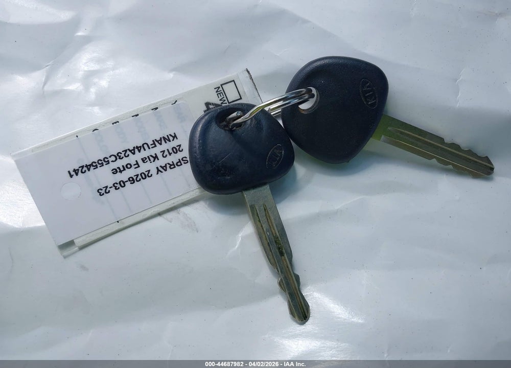 2012 KIA FORTE EX VIN: KNAFU4A23C5554241