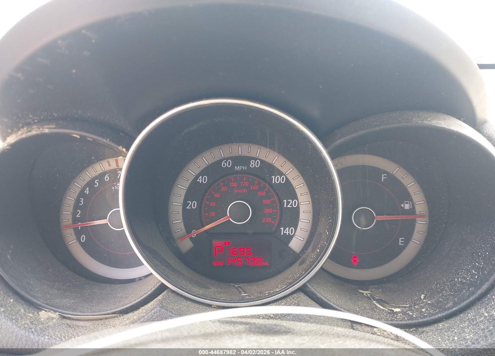 2012 KIA FORTE EX VIN: KNAFU4A23C5554241