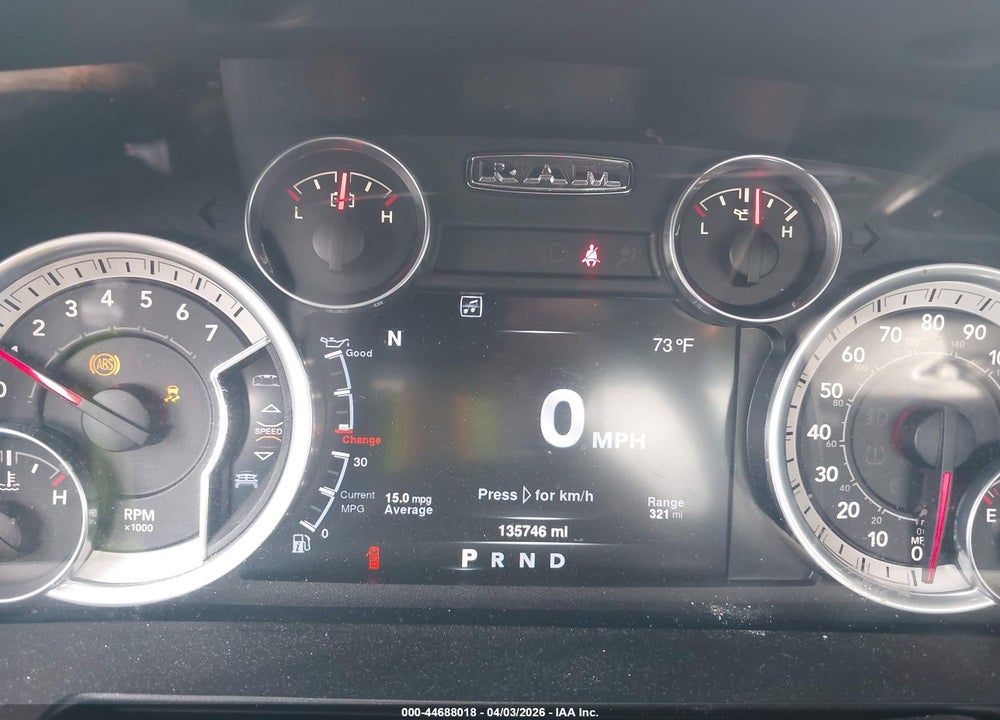 2016 RAM 1500 SPORT VIN: 3C6JR6CT0GG112149