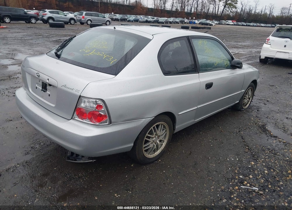2001 HYUNDAI ACCENT GS VIN: KMHCG35C51U140323