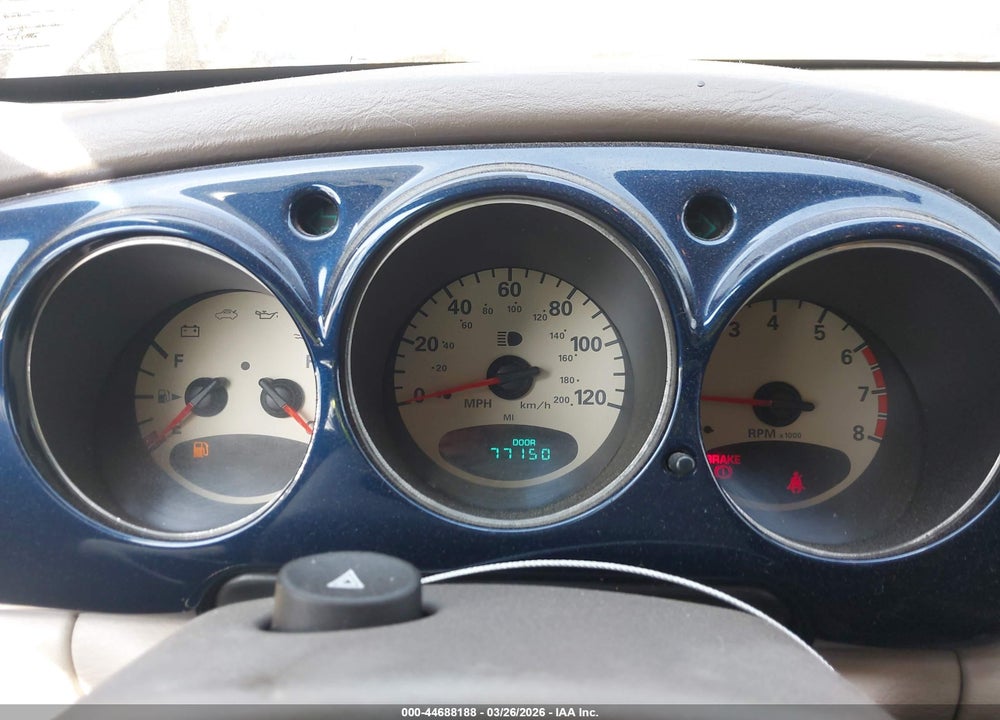 2003 CHRYSLER PT CRUISER TOURING VIN: 3C4FY58B73T566783