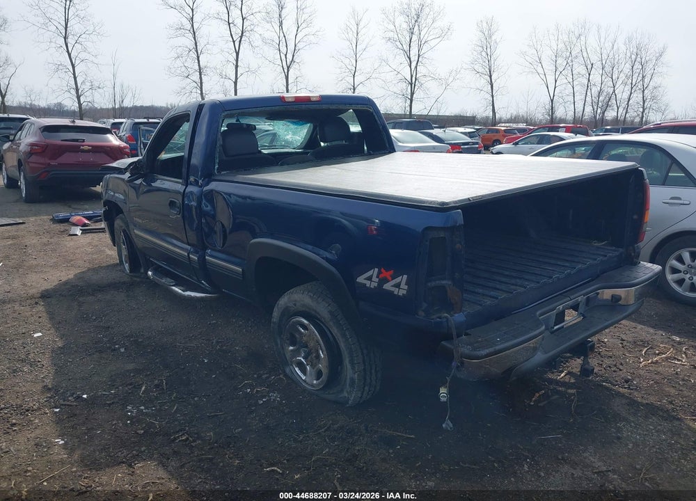 2002 CHEVROLET SILVERADO 1500 VIN: 1GCEK14V12Z247117