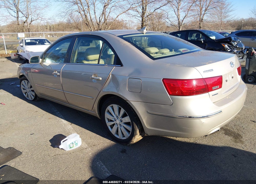 2009 HYUNDAI SONATA LIMITED V6 VIN: 5NPEU46F99H457886