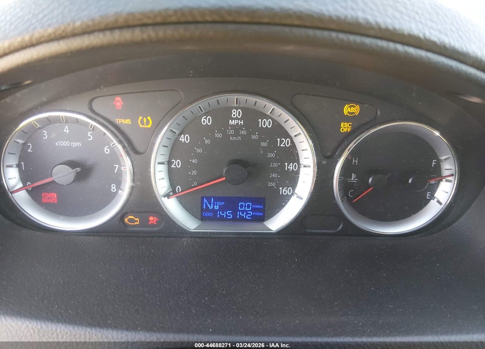 2009 HYUNDAI SONATA LIMITED V6 VIN: 5NPEU46F99H457886