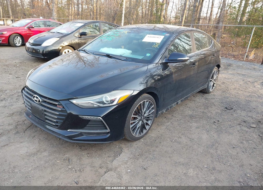 2018 HYUNDAI ELANTRA SPORT VIN: KMHD04LB2JU539084