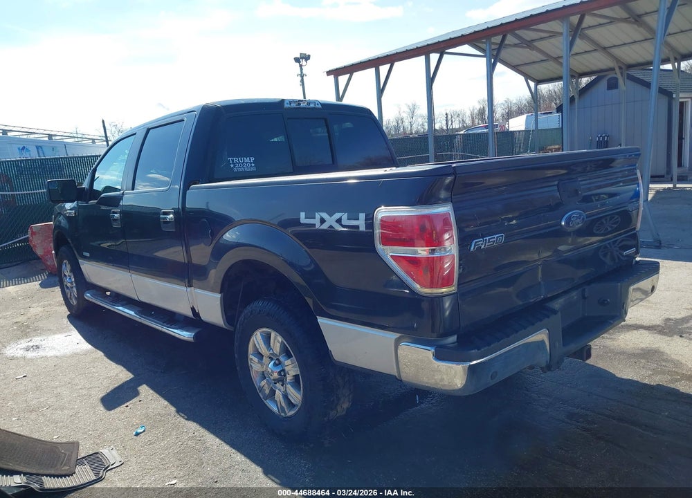 2012 FORD F-150 XLT VIN: 1FTFW1ET4CFB50227