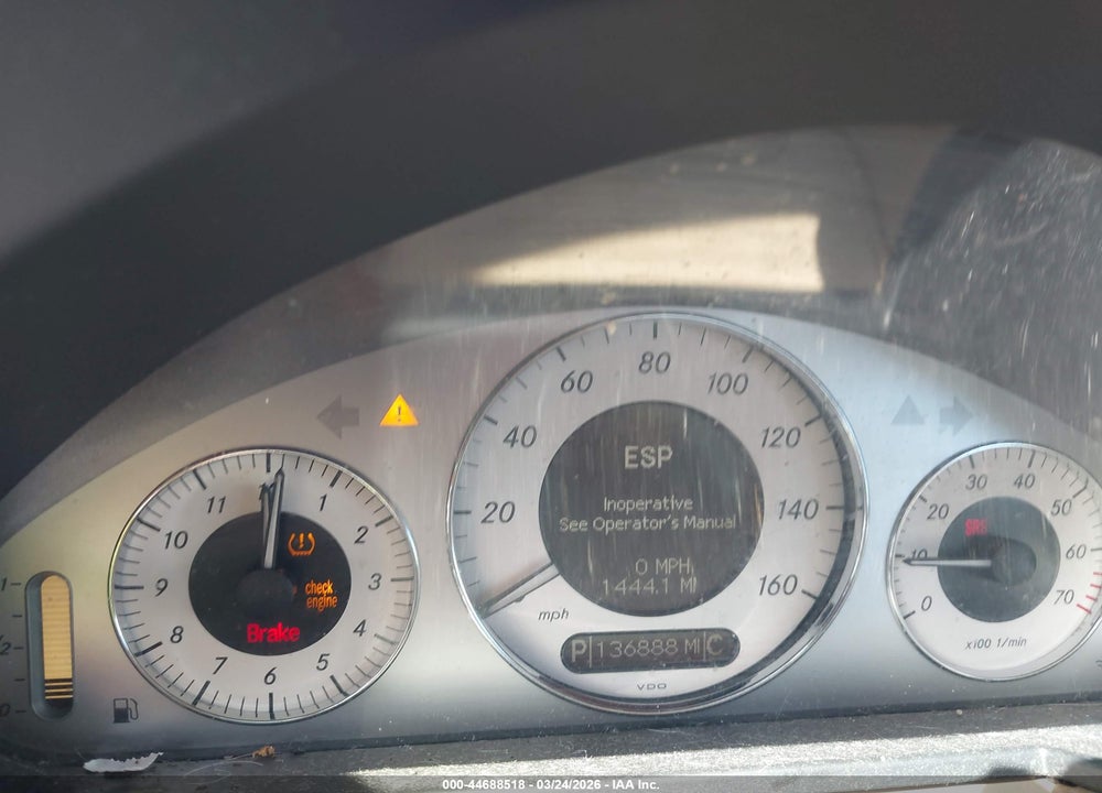 2008 MERCEDES-BENZ E 350 4MATIC VIN: WDBUF87X28B257693