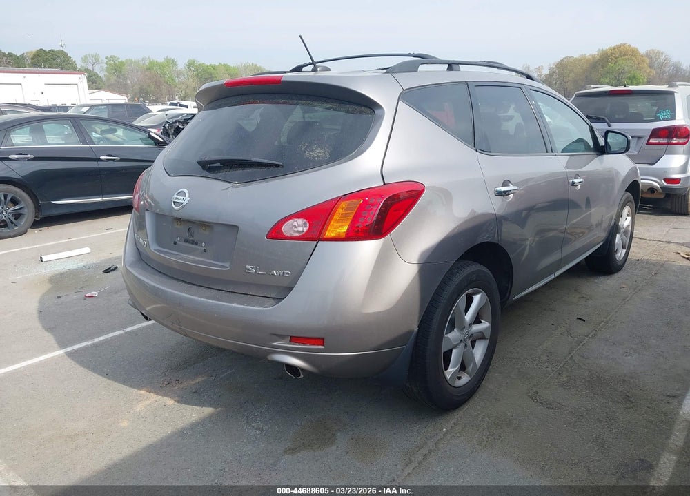 2010 NISSAN MURANO SL VIN: JN8AZ1MW5AW118420