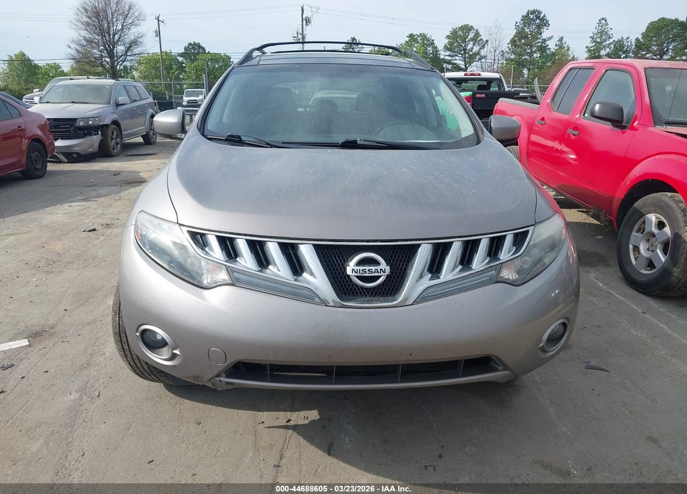 2010 NISSAN MURANO SL VIN: JN8AZ1MW5AW118420