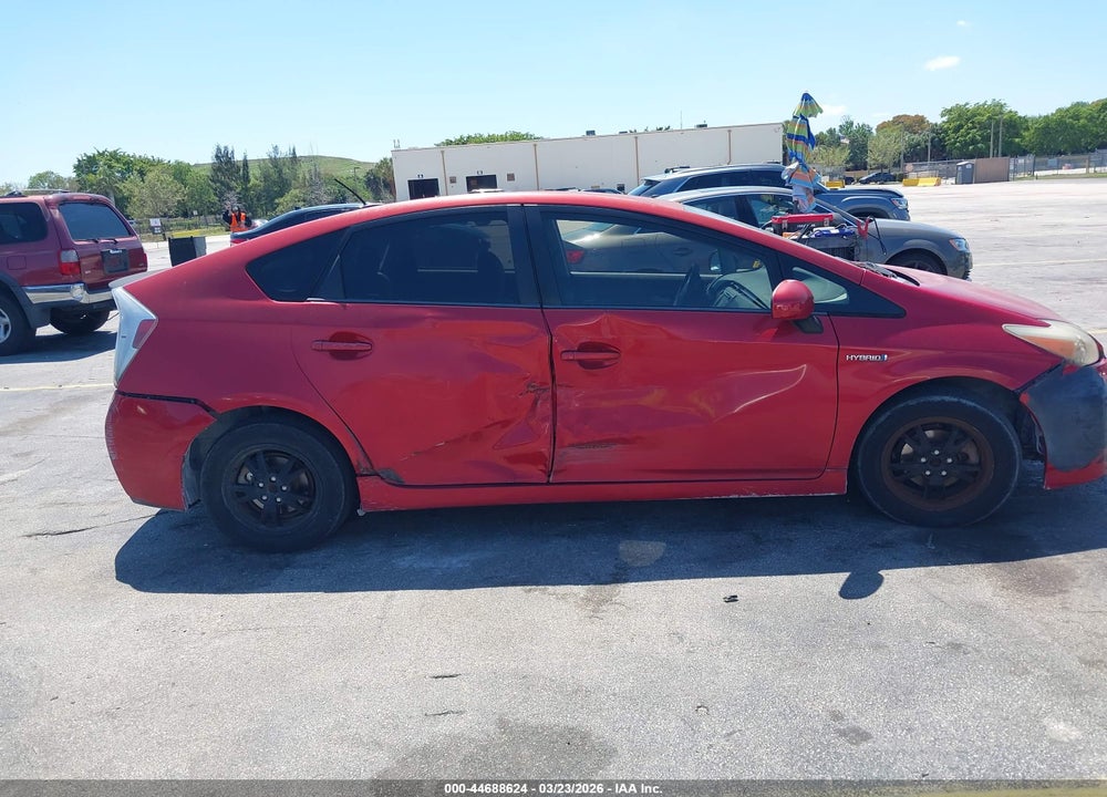 2012 TOYOTA PRIUS THREE VIN: JTDKN3DU7C1522096