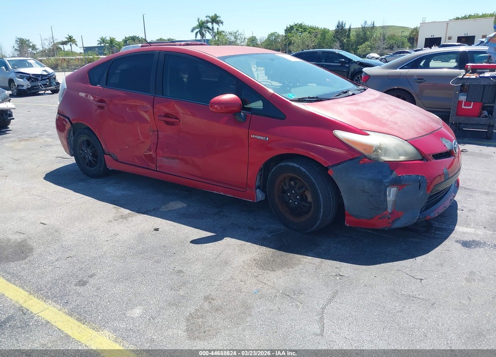 2012 TOYOTA PRIUS THREE VIN: JTDKN3DU7C1522096