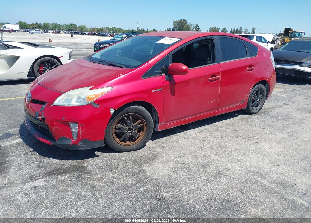 2012 TOYOTA PRIUS THREE VIN: JTDKN3DU7C1522096