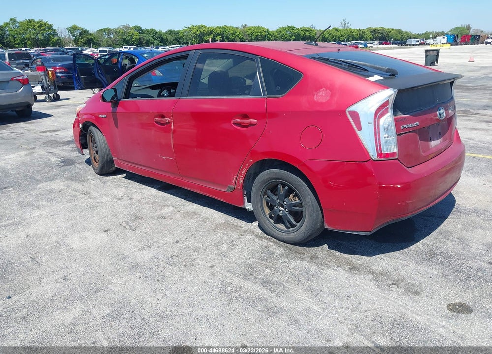 2012 TOYOTA PRIUS THREE VIN: JTDKN3DU7C1522096