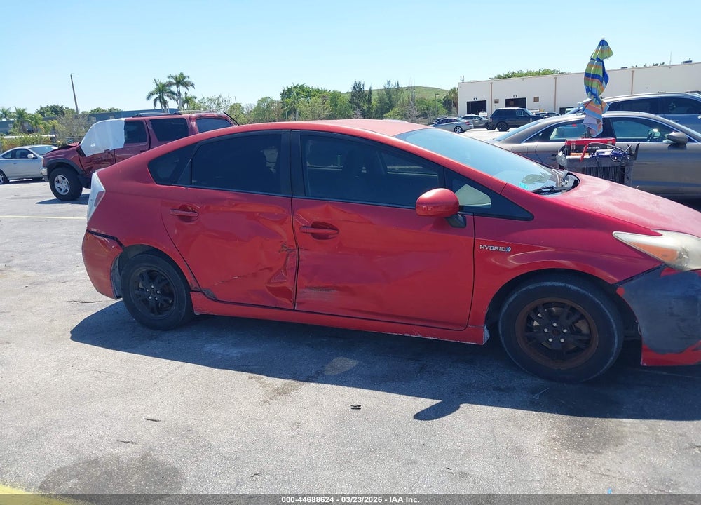 2012 TOYOTA PRIUS THREE VIN: JTDKN3DU7C1522096
