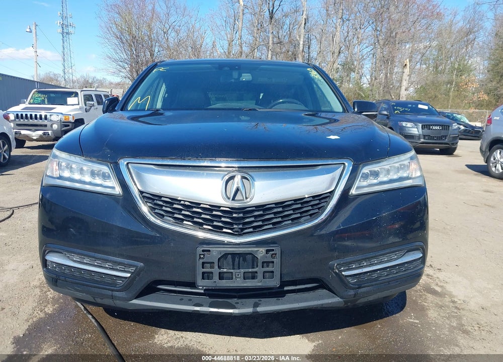 2014 ACURA MDX TECHNOLOGY PACKAGE VIN: 5FRYD4H45EB001125