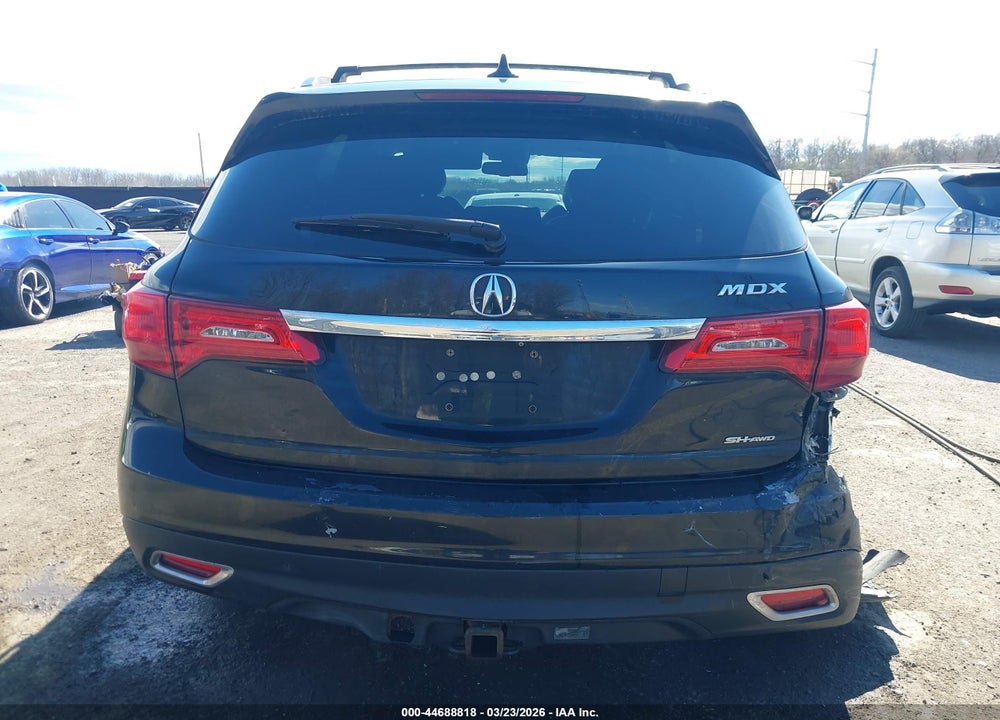 2014 ACURA MDX TECHNOLOGY PACKAGE VIN: 5FRYD4H45EB001125