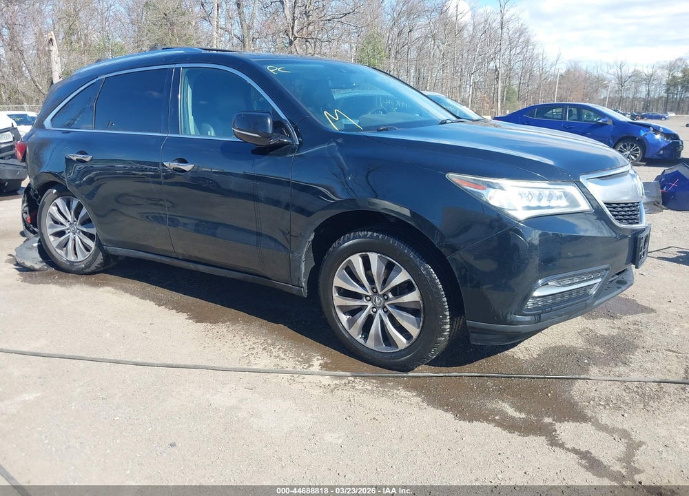 2014 ACURA MDX TECHNOLOGY PACKAGE VIN: 5FRYD4H45EB001125