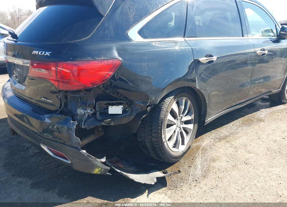 2014 ACURA MDX TECHNOLOGY PACKAGE VIN: 5FRYD4H45EB001125