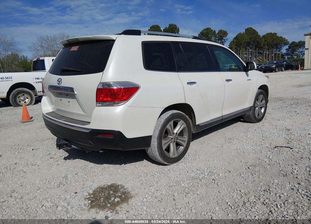 2013 TOYOTA HIGHLANDER LIMITED V6 VIN: 5TDYK3EH8DS126669