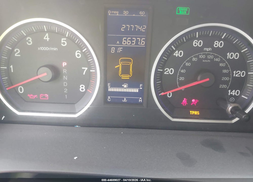 2011 HONDA CR-V EX-L VIN: 5J6RE3H71BL046508