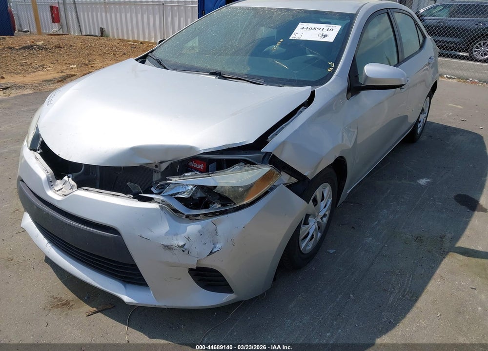 2014 TOYOTA COROLLA L VIN: 5YFBURHE5EP152094