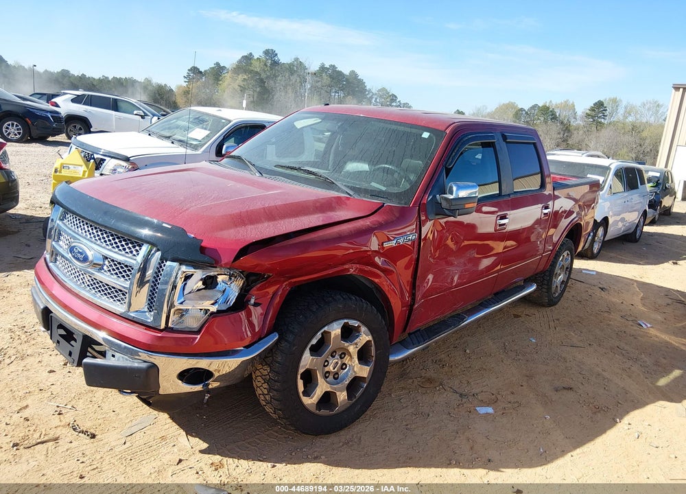 2010 FORD F-150 LARIAT VIN: 1FTFW1EVXAFC22627