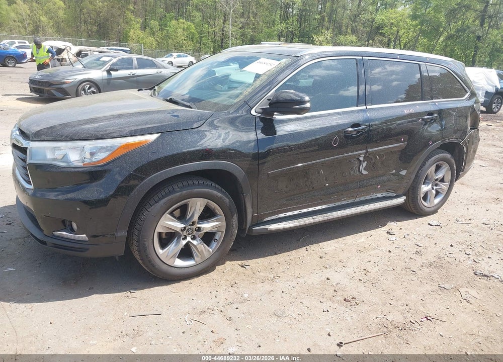 2016 TOYOTA HIGHLANDER LIMITED PLATINUM V6 VIN: 5TDDKRFH0GS268440
