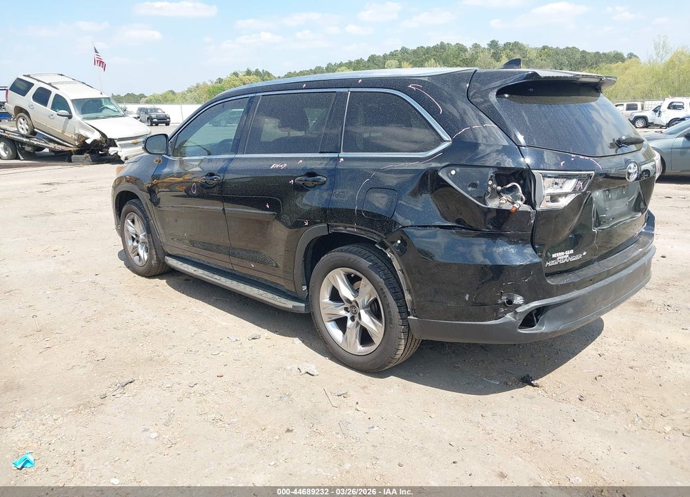 2016 TOYOTA HIGHLANDER LIMITED PLATINUM V6 VIN: 5TDDKRFH0GS268440