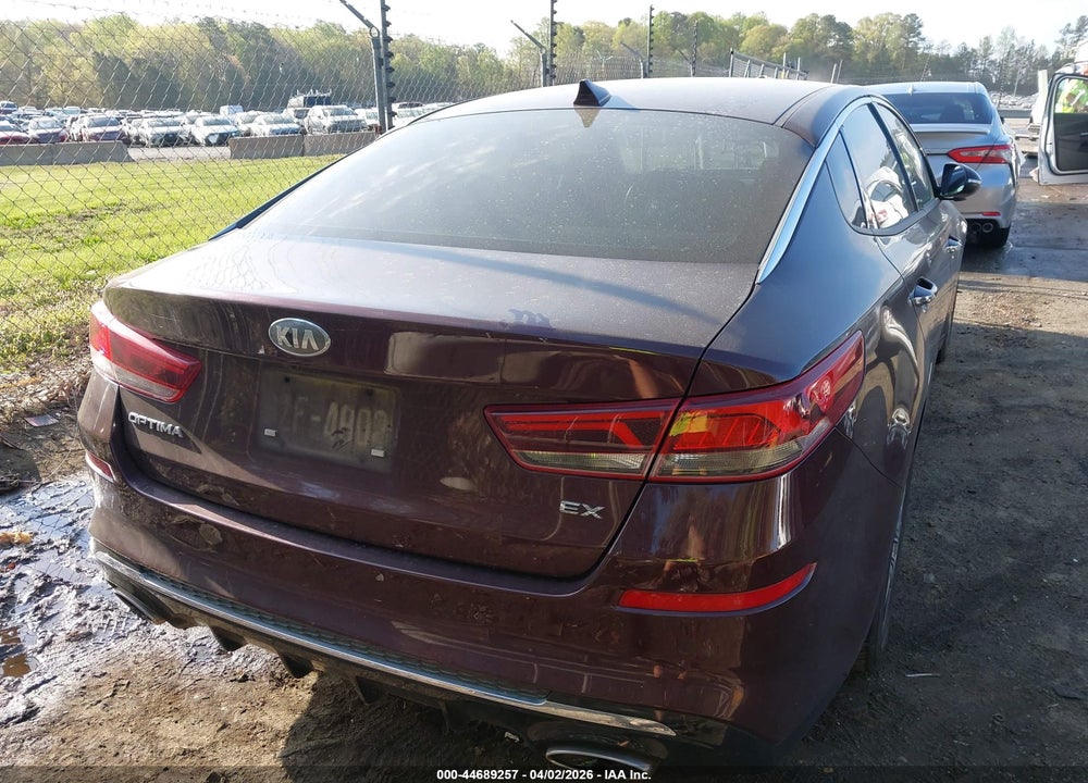 2019 KIA OPTIMA EX VIN: 5XXGU4L17KG339905