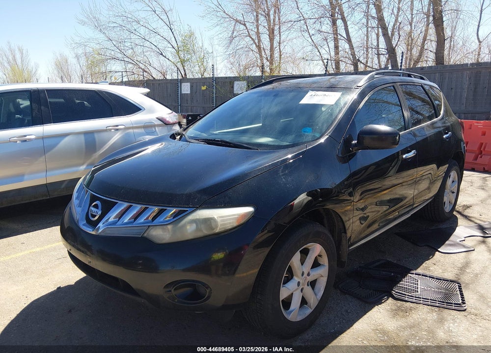 2009 NISSAN MURANO S VIN: JN8AZ18WX9W200990
