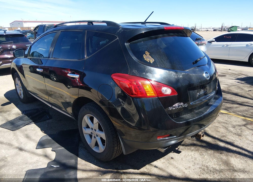 2009 NISSAN MURANO S VIN: JN8AZ18WX9W200990