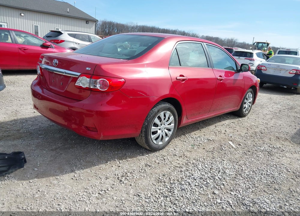 2013 TOYOTA COROLLA LE VIN: 2T1BU4EE4DC015752