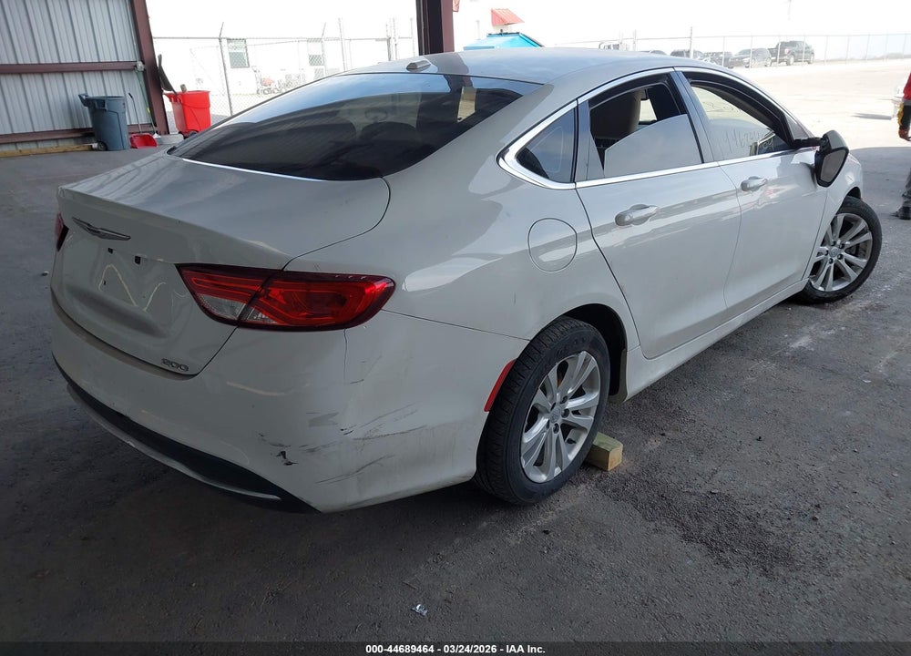 2015 CHRYSLER 200 LIMITED VIN: 1C3CCCAB4FN641299