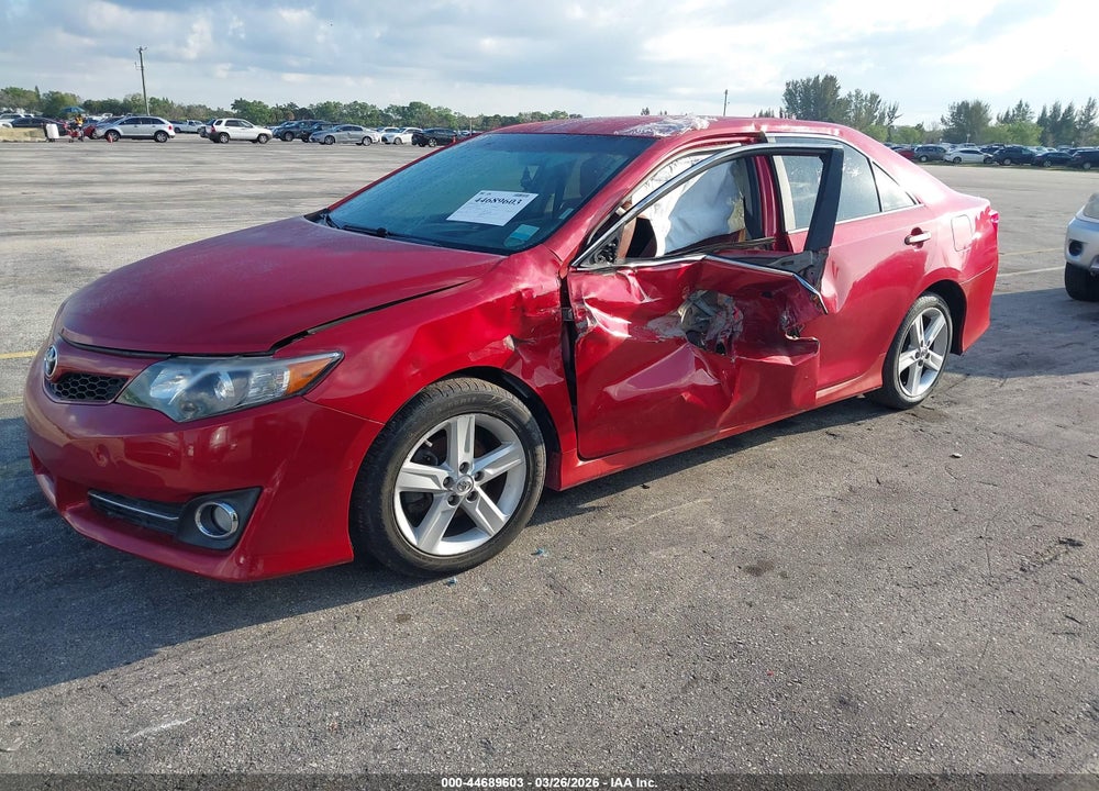 2012 TOYOTA CAMRY SE VIN: 4T1BF1FK5CU540135