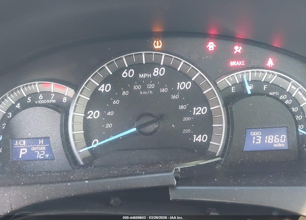2012 TOYOTA CAMRY SE VIN: 4T1BF1FK5CU540135