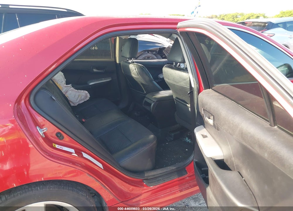 2012 TOYOTA CAMRY SE VIN: 4T1BF1FK5CU540135