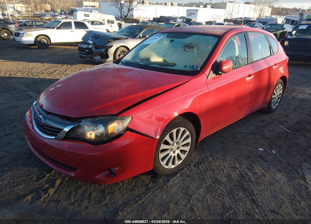 2008 SUBARU IMPREZA 2.5I VIN: JF1GH61668H807803