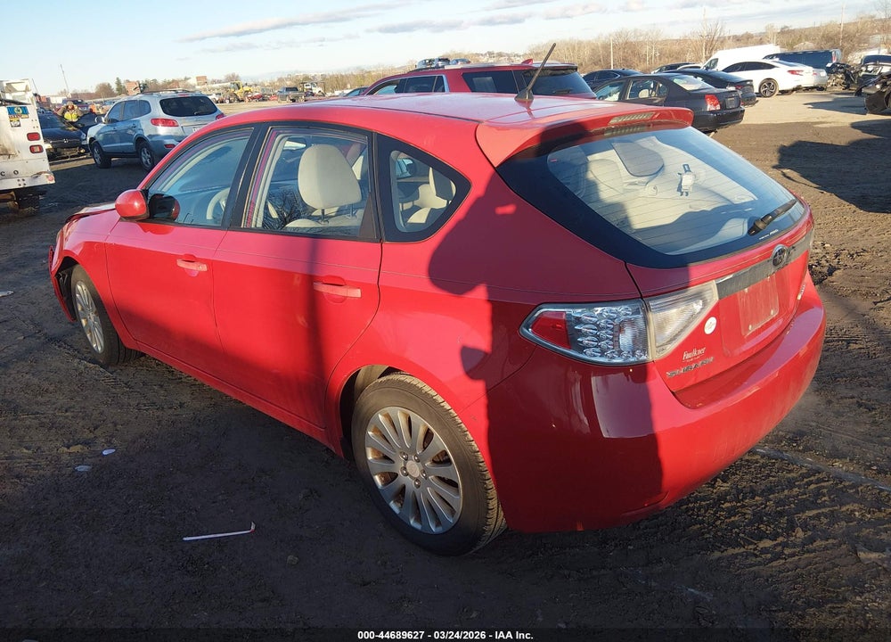 2008 SUBARU IMPREZA 2.5I VIN: JF1GH61668H807803