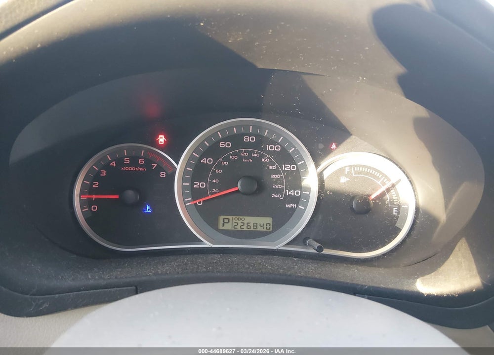 2008 SUBARU IMPREZA 2.5I VIN: JF1GH61668H807803