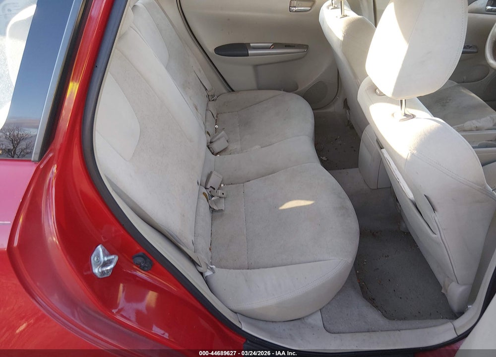 2008 SUBARU IMPREZA 2.5I VIN: JF1GH61668H807803