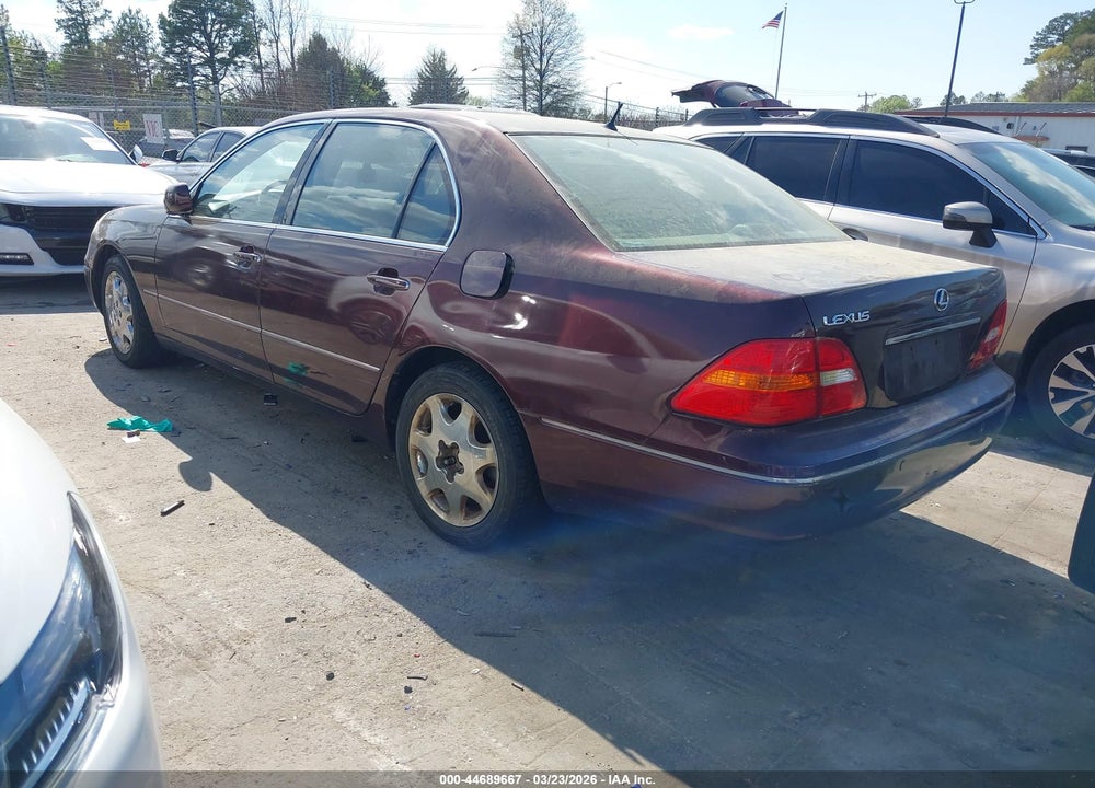 2001 LEXUS LS 430 VIN: JTHBN30F510037075