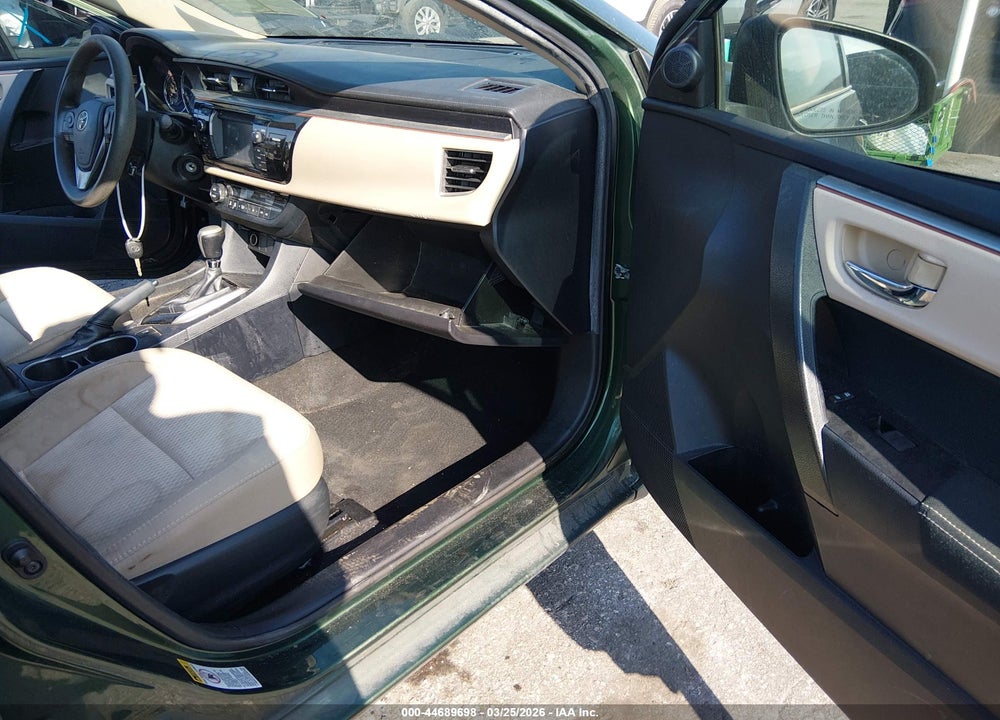 2016 TOYOTA COROLLA LE VIN: 2T1BURHE9GC715392